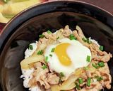 優しい豚丼♡マヨネーズで柔らかマイルド作り方7写真