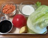 鮭フレークとひじきのヨーグルトサラダ作り方1写真