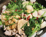 美味♪簡単♪かぶ菜と豚肉と油揚げの炒め煮作り方6写真