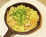 カレー焼きそば作り方6写真