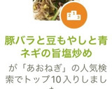 豚バラと豆もやしと青ネギの旨塩炒め作り方12写真
