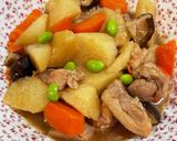 ホクホク長芋♡鶏肉の煮物♪作り方3写真