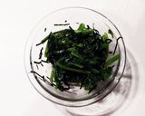定番副菜。ほうれん草のりあえ作り方3写真