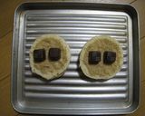 トースターで２分！ごまチョコトースト作り方1写真