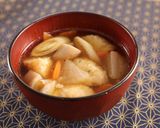 介護食 鶏のおろし煮入りけんちん汁作り方8写真