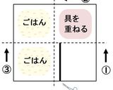 折りたたみおにぎらず②(ツナとカニカマ)作り方5写真
