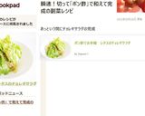 ポン酢でお手軽　レタスのチョレギサラダ作り方6写真