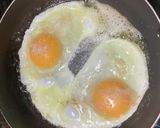 目玉焼き丼生姜焼き風作り方2写真