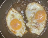目玉焼き丼生姜焼き風作り方3写真