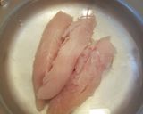 簡単！ササミの塩昆布ゴマ油和え作り方1写真