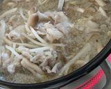 冷蔵庫の余りの肉野菜で鶏ガラ鍋スープ作り方3写真