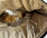 ポリ袋で『乾物とアルファ化米でチゲ雑炊』作り方5写真