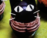 黒猫のカップケーキデコレーションアイデア作り方19写真