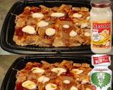 美味ドレと青ドレチーズで牛カルビ焼肉弁当作り方1写真