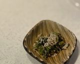 小松菜の干しエビかけ作り方3写真