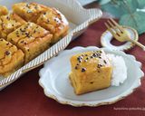 こめココで作る安納芋入りスクエアケーキ作り方7写真