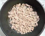 豚ひき肉とセロリ入りの中華風キンピラ作り方3写真