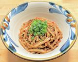 豚ひき肉とセロリ入りの中華風キンピラ作り方8写真