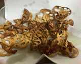 干し蓮根のチップ作り方3写真