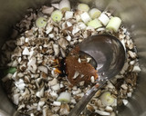 黒舞茸とねぎの味噌汁作り方3写真