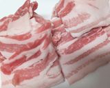 すき焼きのタレで簡単！豚バラ肉の卵とじ作り方2写真
