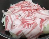 すき焼きのタレで簡単！豚バラ肉の卵とじ作り方3写真