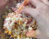 給食の「和風ハンバーグ」♡鶏豚ヘルシー作り方2写真