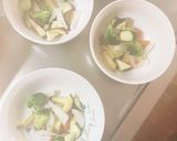 根菜茄子白菜簡単きな粉味噌味温野菜サラダ作り方5写真