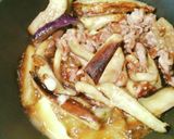 簡単夕食★牛肉&とろ〜茄子の焦がしバター作り方3写真