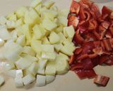 パプリカじゃがいも挽肉煮込み Maggi作り方3写真