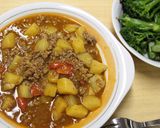 パプリカじゃがいも挽肉煮込み Maggi作り方8写真