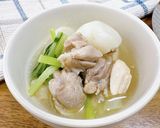 塩出汁で♡鶏もも肉とカブの旨出汁煮作り方7写真