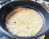 節約飯♡ハンバーグ焼いた肉汁で旨味粥作り方5写真