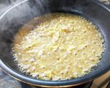 節約飯♡ハンバーグ焼いた肉汁で旨味粥作り方6写真