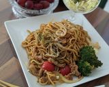 洋風イタリアン焼きそば☆ミニトマト作り方5写真