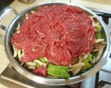 《韓国風》牛肉野菜蒸し作り方5写真