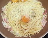 生クリーム不用ほぼ混ぜるだけカルボナーラ作り方7写真
