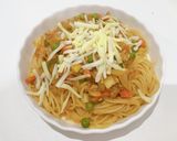 焼きチーズカレーパスタ作り方7写真