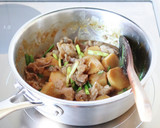 コク旨でご飯に合う【里芋と豚のごま味噌煮作り方7写真