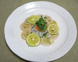 鯛のカルパッチョ（鮎魚醤）作り方5写真