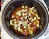 さつまいもと油揚げとしめじの炊き込みご飯作り方2写真