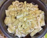 さつまいもと油揚げとしめじの炊き込みご飯作り方4写真
