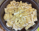 さつまいもと油揚げとしめじの炊き込みご飯作り方4写真
