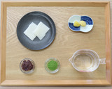 介護食　ソフトもち入り簡単お抹茶作り方1写真