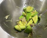 アボカドと茗荷のあえもの作り方2写真