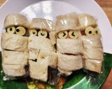 ミイラロールサンド♪キャラ弁ハロウィンも作り方14写真