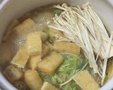 あおさとたっぷり野菜の和風スープ作り方5写真