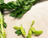 春菊のジェノベーゼソース作り方1写真