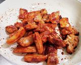 鶏もも肉とれんこんのサムジャン炒め作り方6写真
