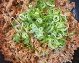 エノキと挽肉の甘辛味噌炒め作り方6写真